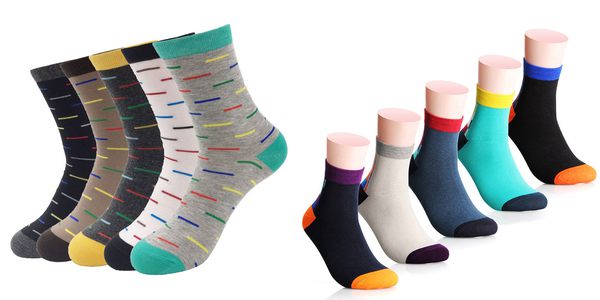 colored socks for men